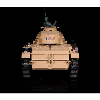 Ferngesteuerter Panzer ASG/IR/Sound/Rauch 1:16 Deutschland Tauch Panzer III Ausf.H RTR 2,4Ghz - Heng Long 3849-1U (S)